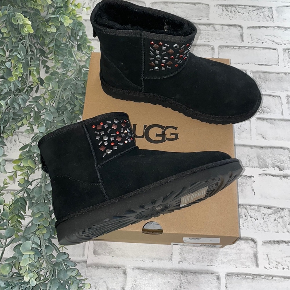 Ugh Classic Genuine Sheepskin Mini Stud Booties